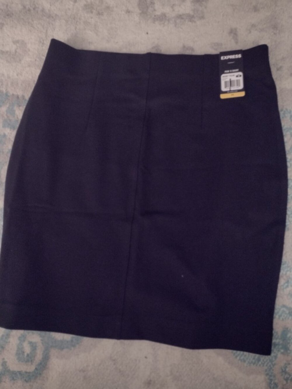 Express Womens black ponte skirt new with tags medium